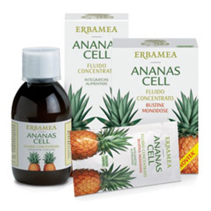 Erbamea Ananas Cell Suplemento Alimenticio Fluido Concentrado 15 Sobres