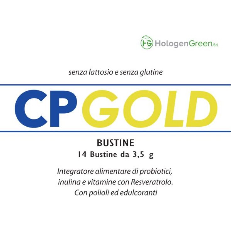 Hologengreen CP Gold Complemento Alimenticio Sin Gluten 14 Sobres