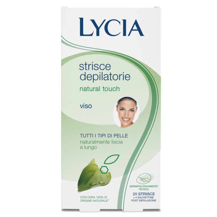 Lycia Natural Touch Rostro Tiras Depilatorias 12 Piezas