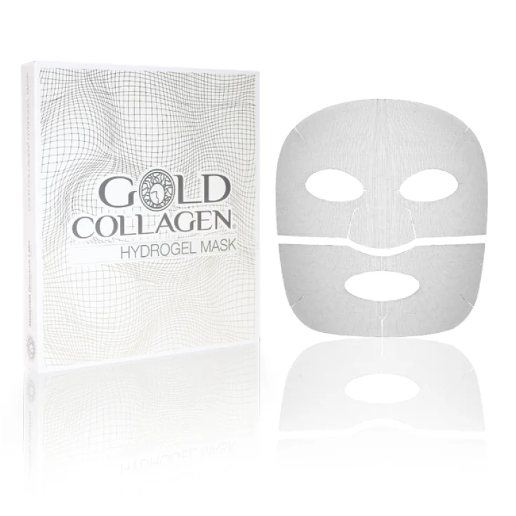 Mascarilla de hidrogel de colágeno dorado 1 pieza