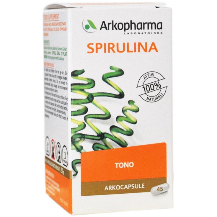 Arkopharma Arkocapsule Spirulina Bio Complemento Alimenticio 45 Cápsulas