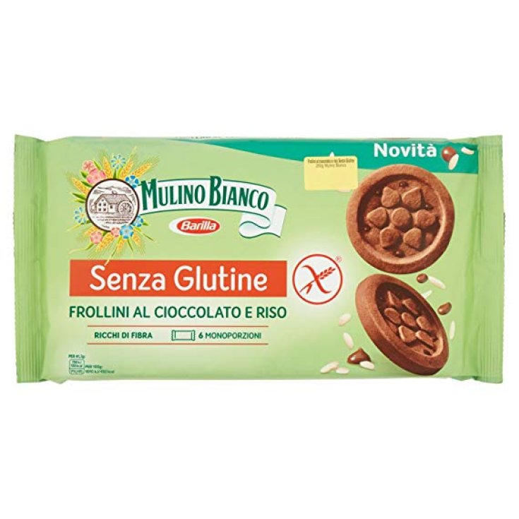 Mulino Bianco Galletas De Mantequilla Con Chocolate Y Arroz Sin Gluten 250g