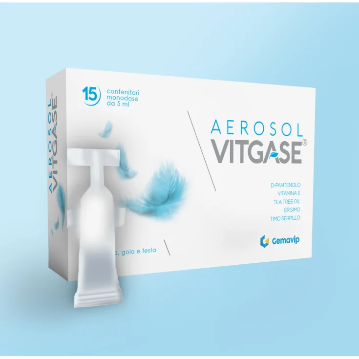 Gemavip Vitgase Aerosol 15 Ampollas 25ml
