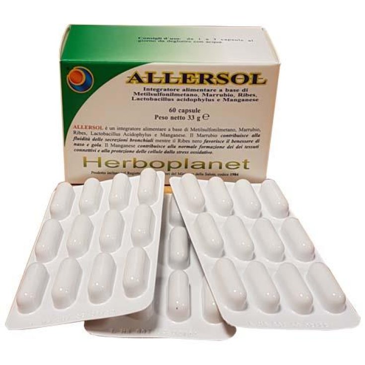 Herboplanet Allersol Complemento Alimenticio 60 Cápsulas