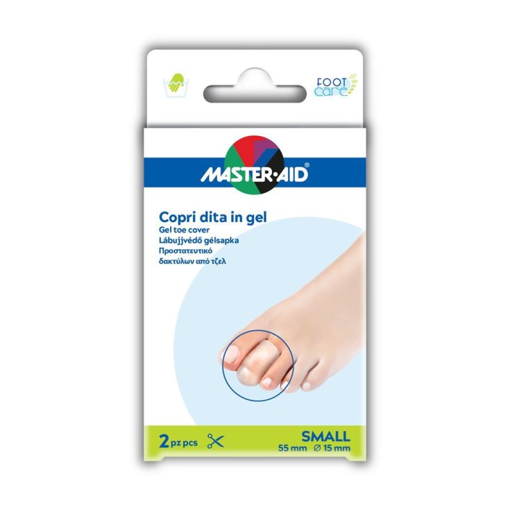 Master-Aid® Foot Care Gel Toe Covers Tamaño pequeño 2 piezas