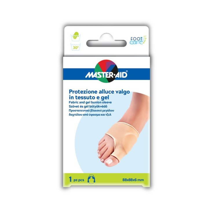 Master-Aid® Foot Care Protection Hallux Valgus En Tejido Y Gel 1 Pieza 88x88x6mm