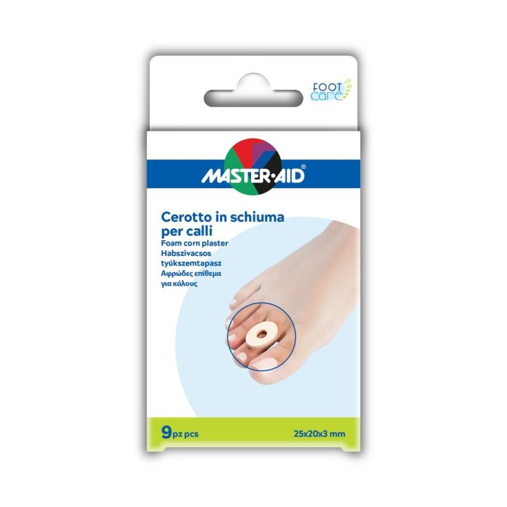 Parche de espuma para el cuidado de los pies Master-Aid® para callos Medidas 25 x 20 x 3 mm 9 piezas