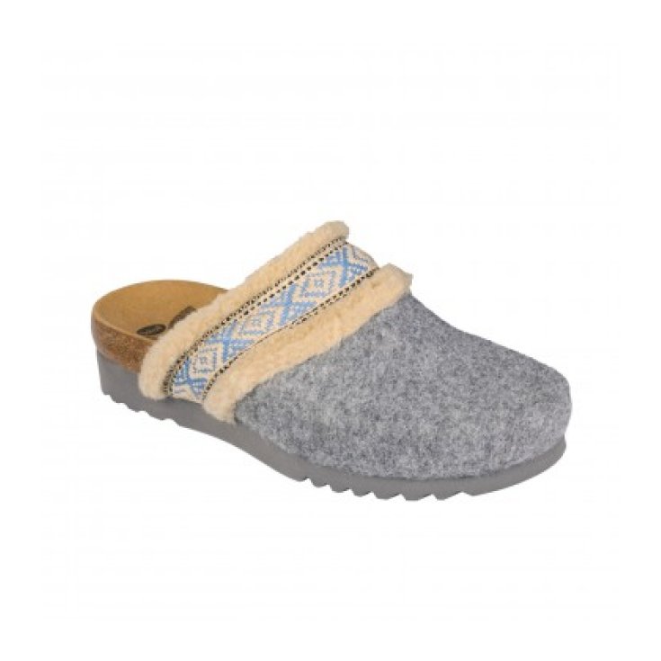 Zapatos Mujer Dr. Scholl® Maya En Fieltro Pelo Sintético Y Rafia Color Gris Talla 36