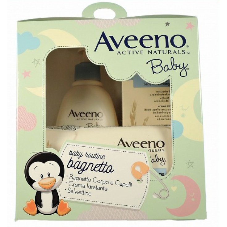 Caja de hidratación y baño para bebés de Aveeno