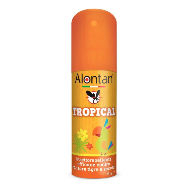 Alontan® Tropical Spray Repelente De Insectos Eficaz Contra Mosquitos Tigre Y Garrapatas 75ml