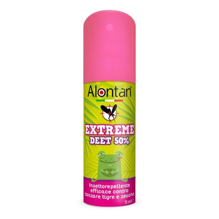 Alontan® Extreme Deet 50% Repelente de Insectos Spray Eficaz Contra Mosquitos Tigre Y Garrapatas 75ml