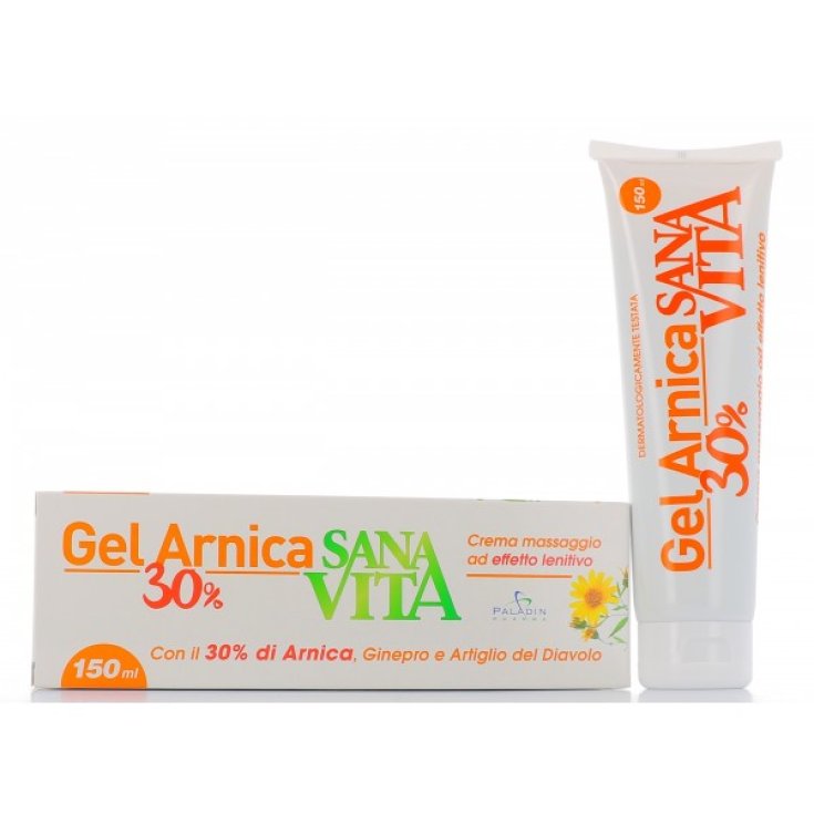 Sanavita Arnica Gel 30% Crema de Masaje Efecto Calmante 150ml