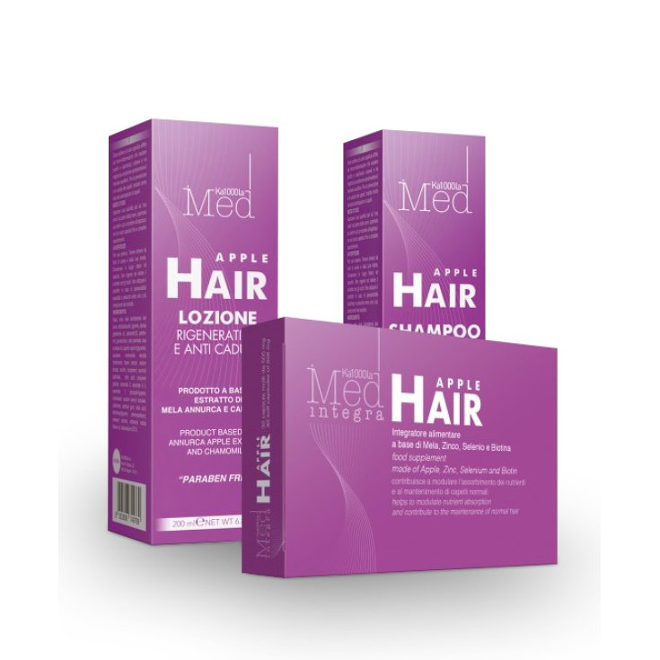 Ka1000La Med AppleHair Kit Sistema Integrado Para El Renacimiento De Tu Cabello A Base De Manzana Annurca - Perfect Hair