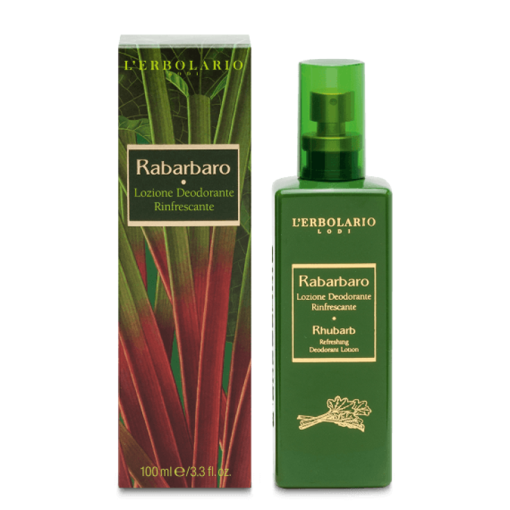 L'Erbolario Loción Desodorante Refrescante Ruibarbo 100ml