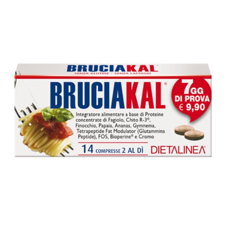 Dietalinea Bruciakal 7 Dias Complemento Alimenticio 14 Comprimidos