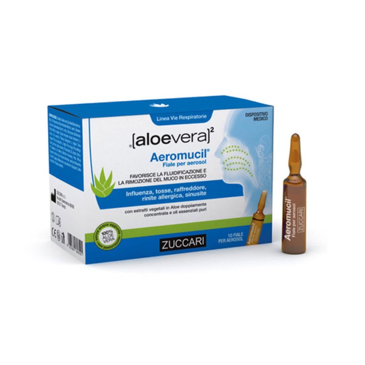 Aloevera2 Aeromucil 10 Viales 5ml