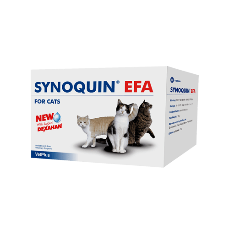 Vetplus Synoquin Efa Alimento Complementario para Gatos 30 Cápsulas