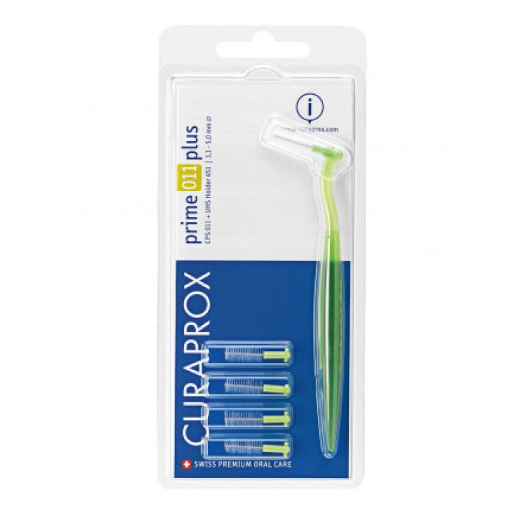 Curaprox Prime 011 Plus Cepillos de Dientes Finos Color Verde