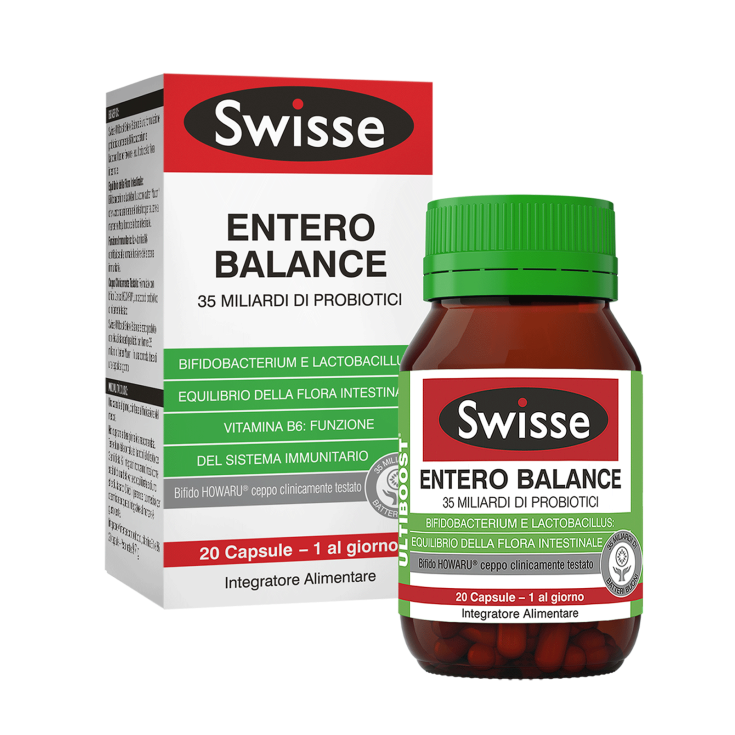 Swisse Ultiboost Entero Balance Complemento Alimenticio 20 Cápsulas