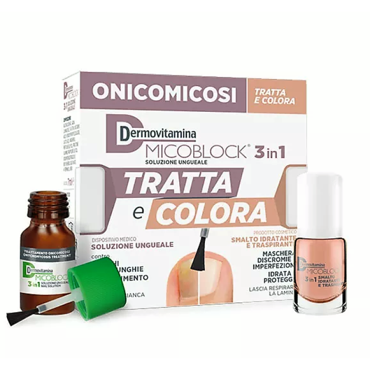 Dermovitamina Micoblock 3 En 1 Trata Y Colorea 7 ml + 5 ml