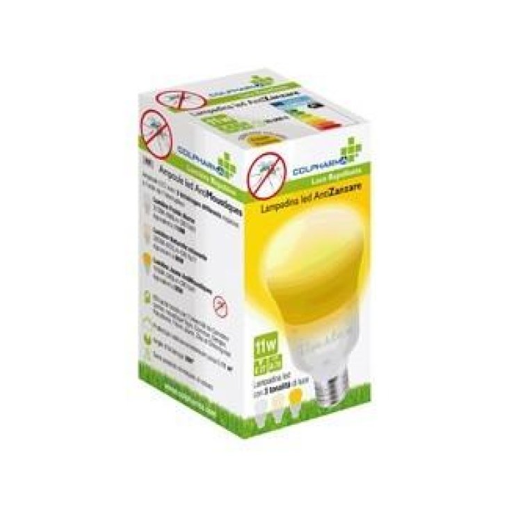 Colpharma Repelente de Luz Bombilla Led Anti Mosquitos 8W 1 Pieza