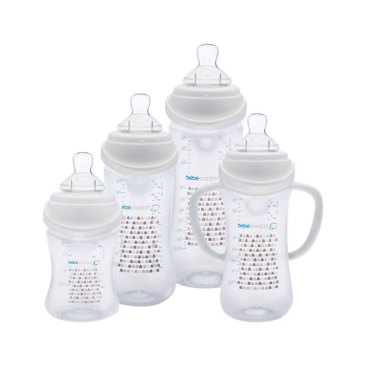 Bébé Confort Perfect Sense Biberón Cristal Con Tetina Silicona T1 270ml