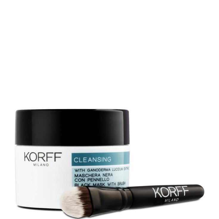 Korff Mascarilla Limpiadora Negra Con Cepillo 75ml