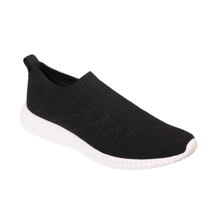 Scholl® Free Style Sneaker Mujer Tejido Elástico Malla Memory Cushion® Plantilla Color Negro Talla 36