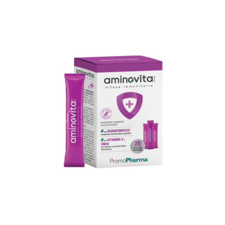 PromoPharma Aminovita Plus Inmune Defensas Complemento Alimenticio 20 Sticks