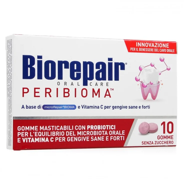 Biorepair Peribioma Chicles Con Probióticos 10 Piezas