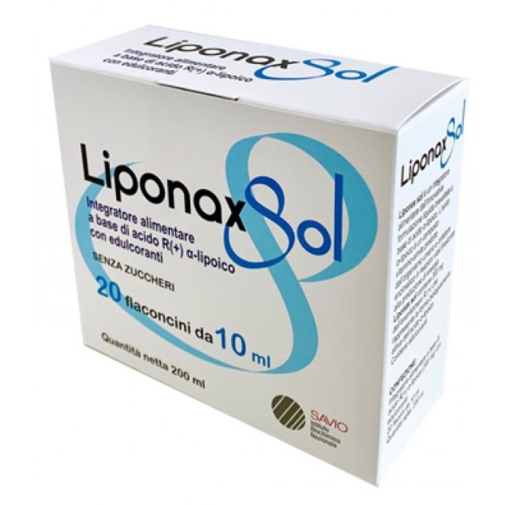 Savio Liponax Sol Complemento Alimenticio 20 Viales 10ml