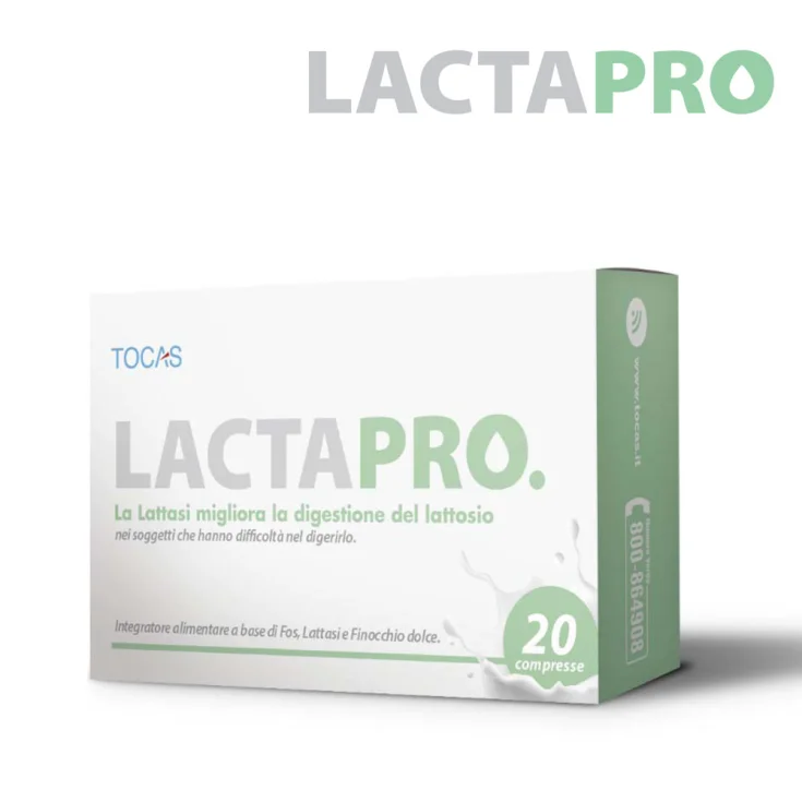 TOCAS Lactapro® Complemento Alimenticio 20 Comprimidos