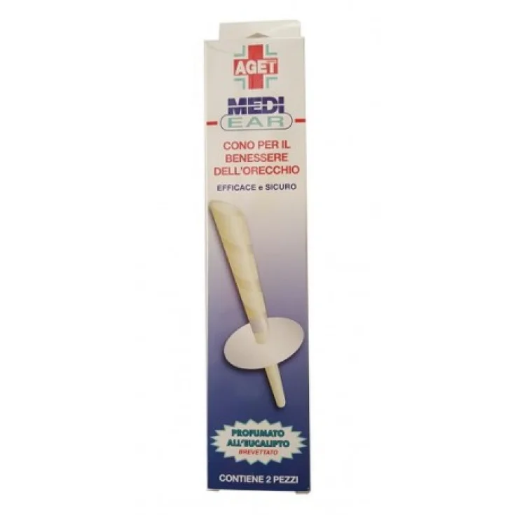 Aget Medi Ear Cone Para Bienestar Oído 2 Piezas