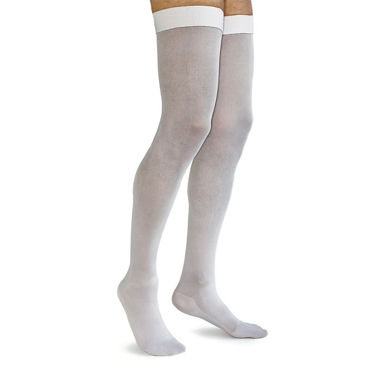 Solidea Media Elástica Antitrombo Extra Extra Grande Color Blanco Xxxl Talla 3 1 Par