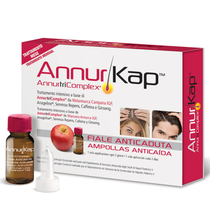 AnnurKap Anti-Hair Loss Vials 10 Viales Monodosis de 8 ml