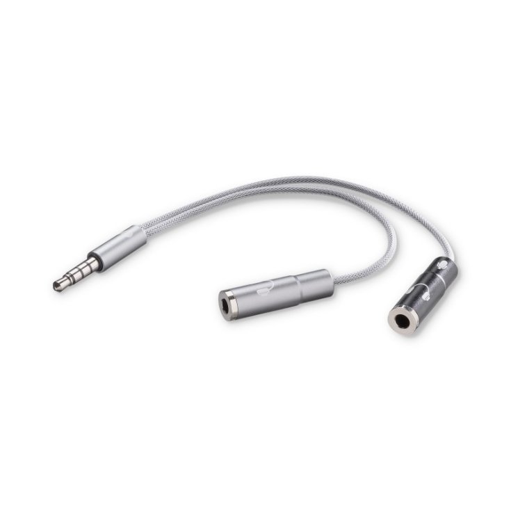 Cable AQL Splitter Audio 3,5mm Cellularline 1 Cable
