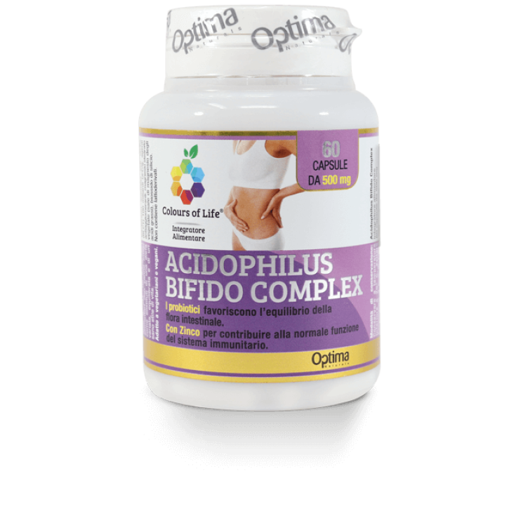 Acidophilus Bifido Complex Colors Of Life® Optima Naturals 60 Cápsulas