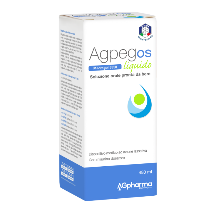 Agpeg OS Líquido Macrogol 3350 AGpharma 480ml