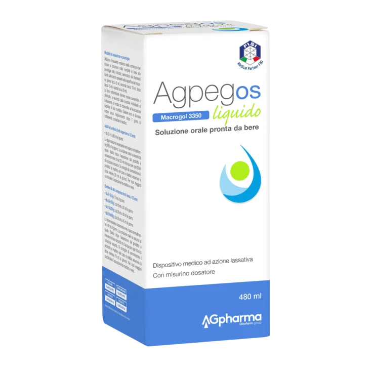 Agpeg OS Líquido Macrogol 3350 AGpharma 480ml