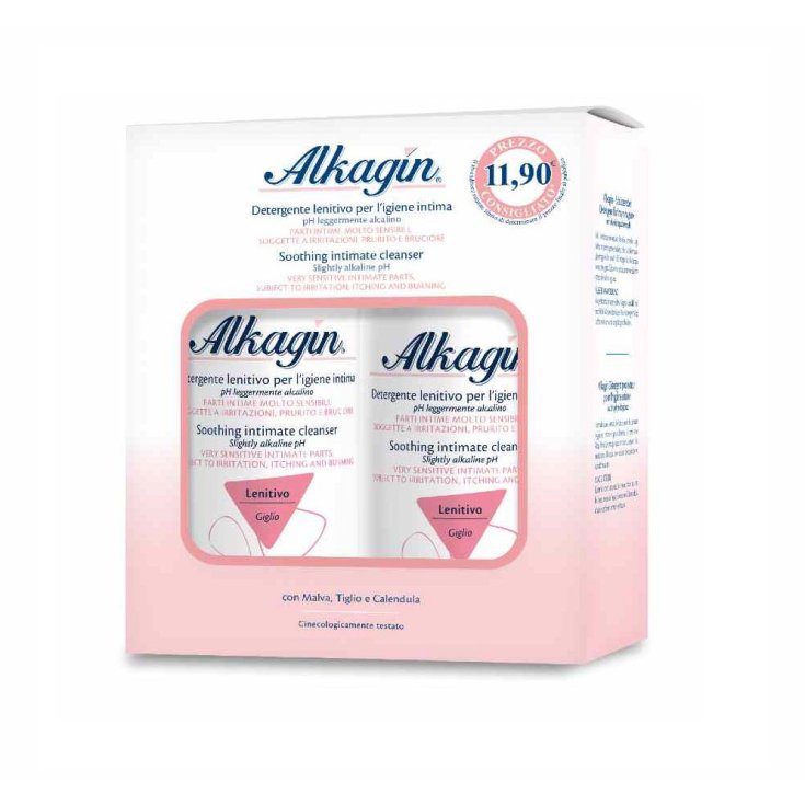 Alkagin® Ph 7 Limpiador Íntimo Calmante Bipack 2x400ml