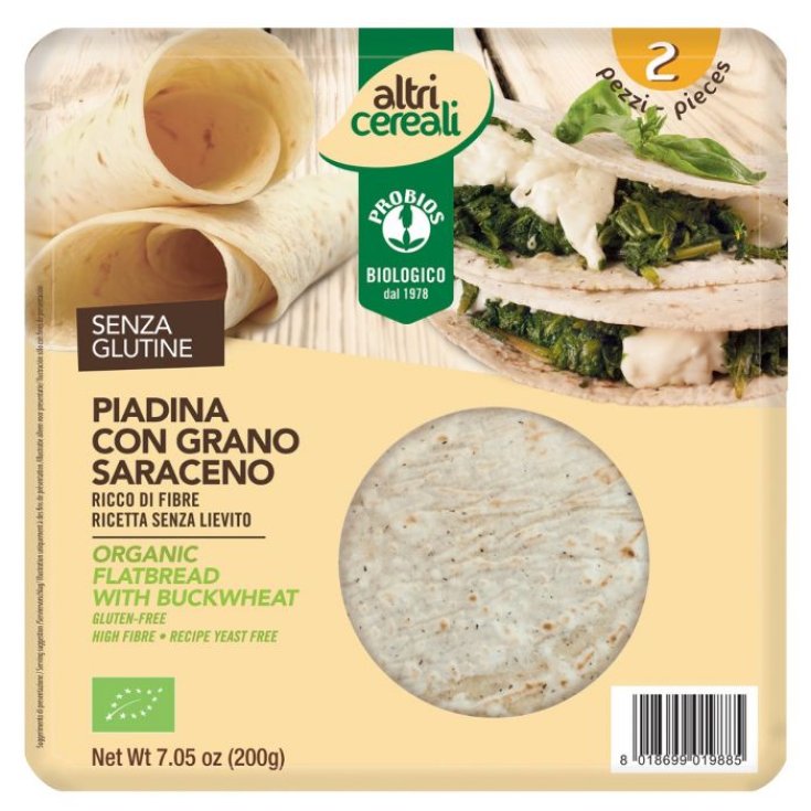 Otros Cereales Piadina Con Alforfón Probios 2x100g