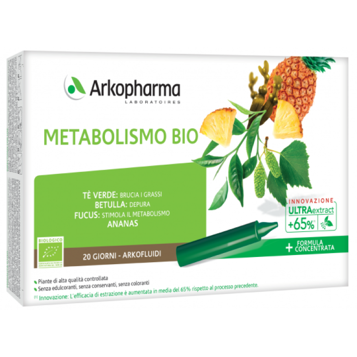 Arkofluidos Metabolismo Bio Arkofarma 20 Viales