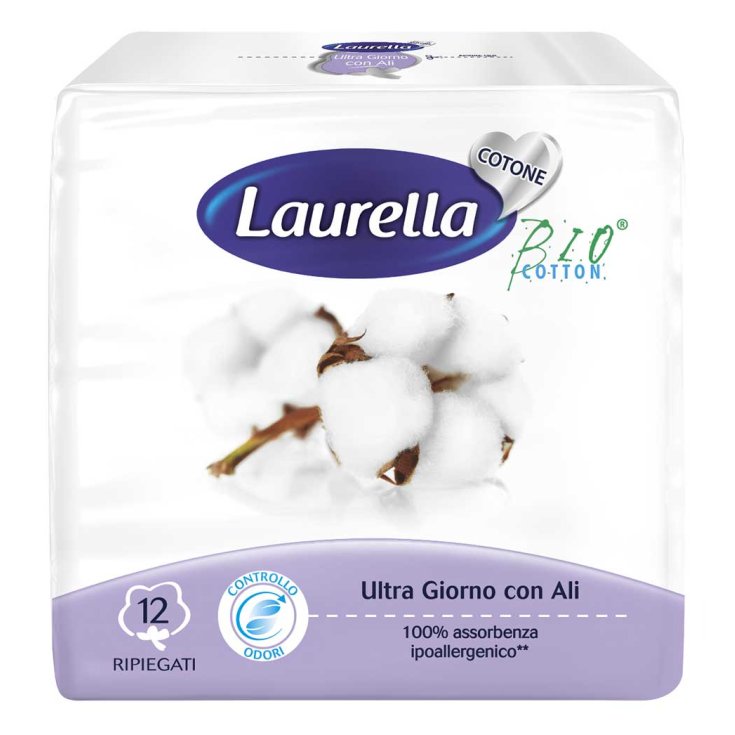 Ultra Day Absorbentes Laurella Algodón 12 Piezas