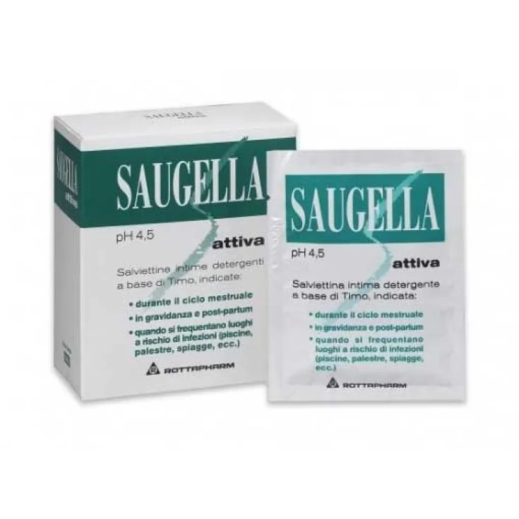 Activate Saugella Toallitas Limpiadoras 10 Sobres