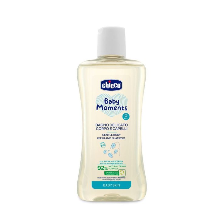 Baby Moments Chicco® Baño Delicado Cuerpo Y Cabello 200ml