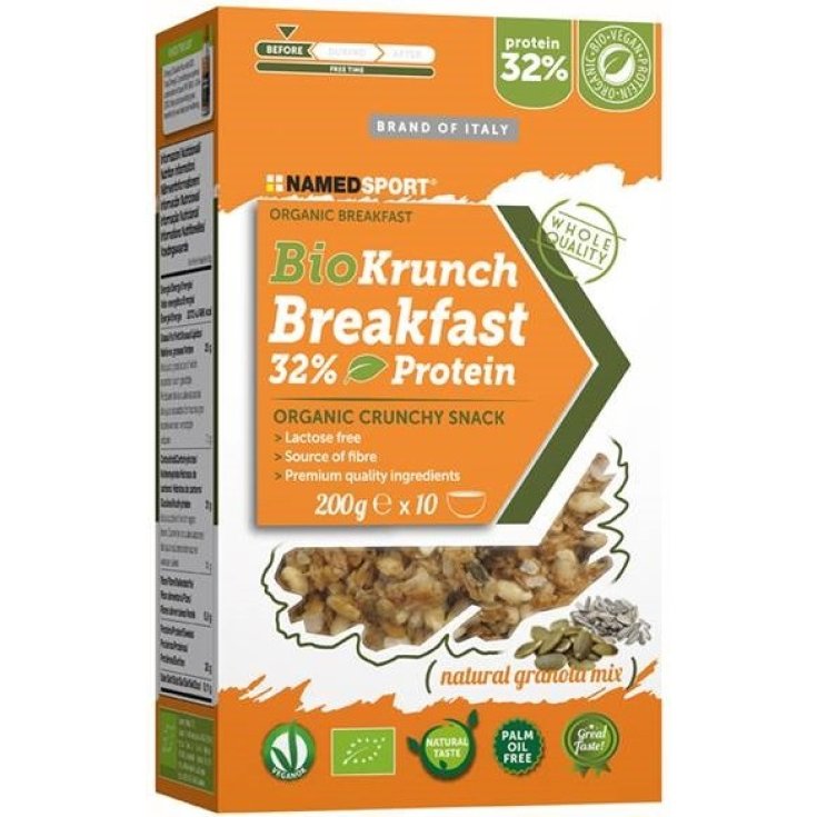 Biokrunch Desayuno 32% Proteínas Granola Natural Mix NamedSport® 200g