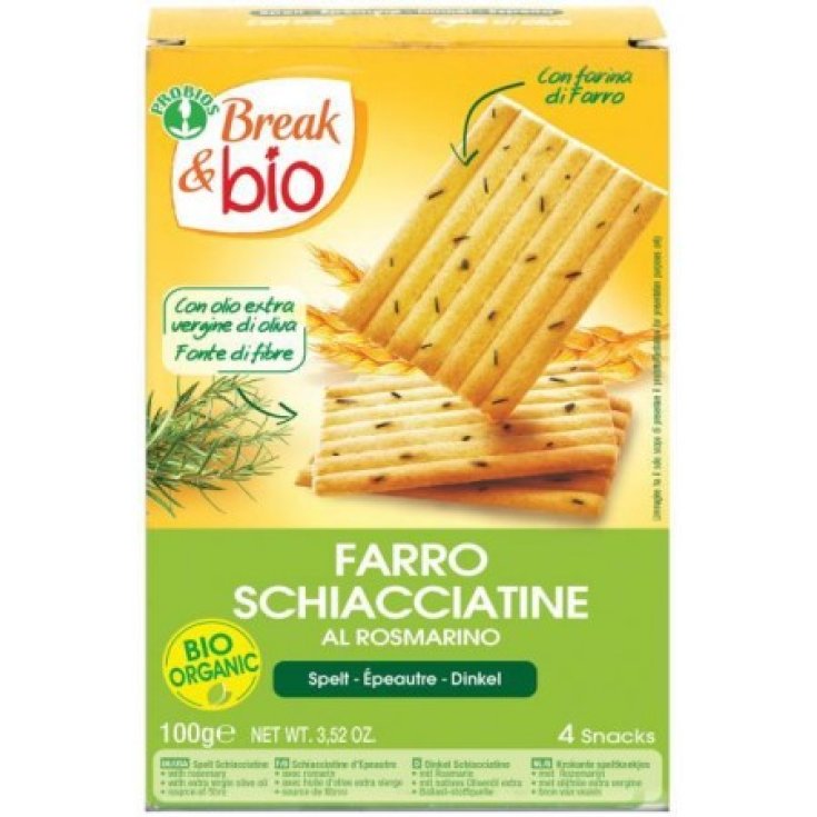 Break & Bio Schiacciatina De Espelta Al Romero Probios 100g