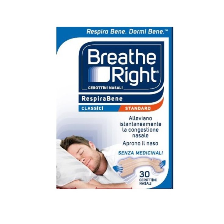 Parches Nasales Clásicos Breathe Right® 30 Piezas