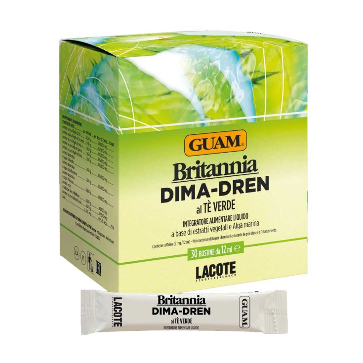 Britannia Dima-Dren Té Verde Guam 30 Sobres