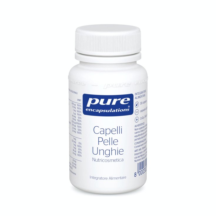 CABELLO PIEL UÑAS Pure Encapsulations® 30 Cápsulas